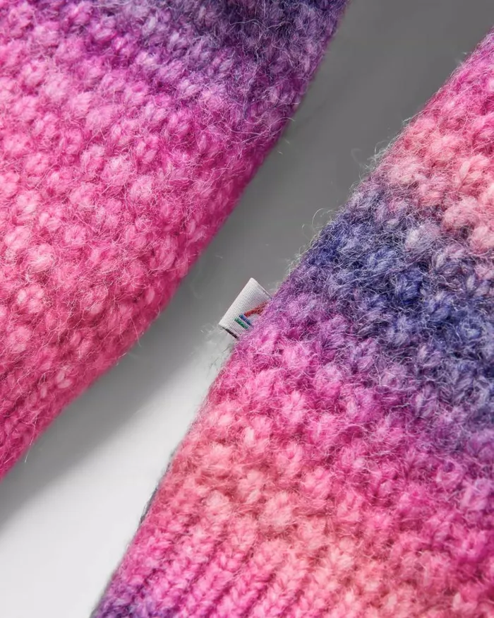 Women Tops Passenger Fika Recycled Knitted Jumper Crushed Berry Dip Crushed Berry Dip