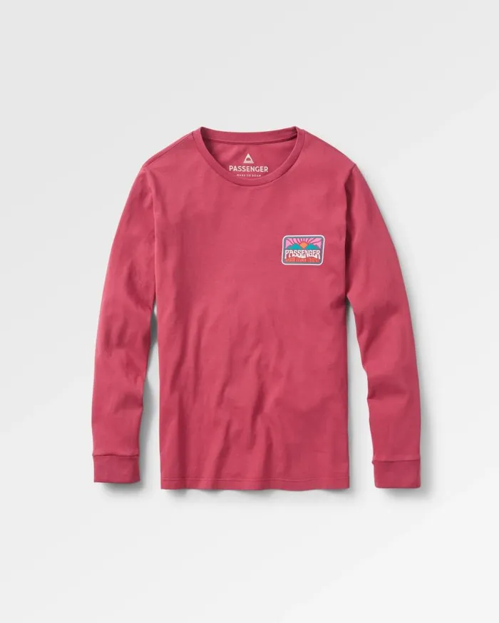 Women Tops Passenger Golden Hour LS TShirt Earth Red Earth Red