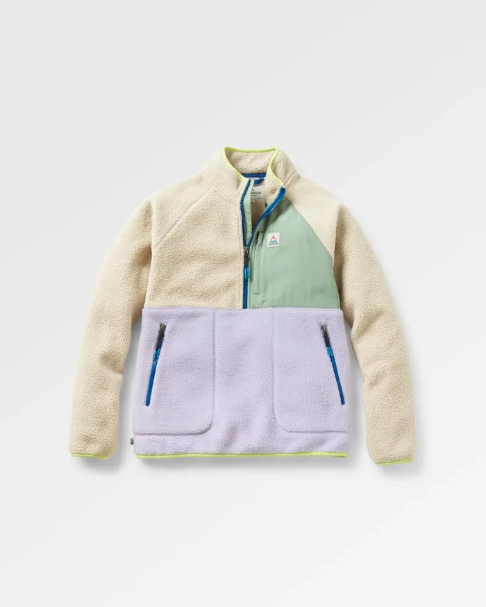 Women Tops Passenger Home 20 Recycled Sherpa Fleece Lilac Mist Lilac Mist