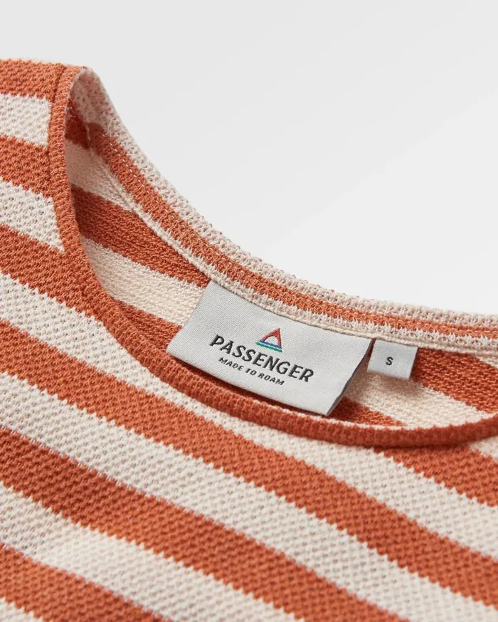 Women Tops Passenger Panorama Striped LS TShirt Glazed Ginger Glazed Ginger