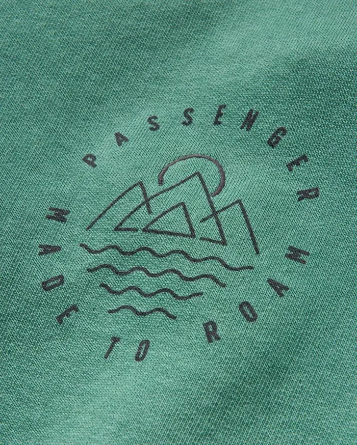 Women Tops Passenger Remote Recycled Cotton Sweatshirt Green Spruce Green Spruce