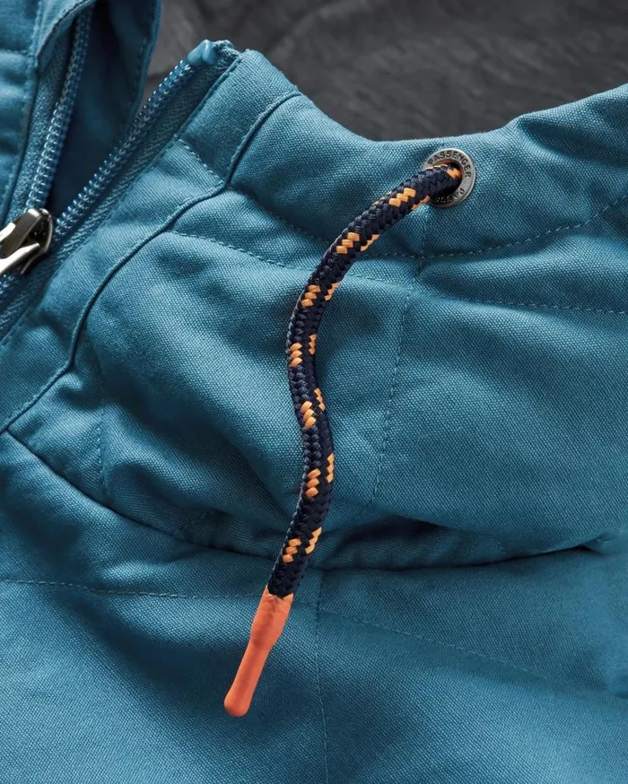 Women Tops Passenger Sefton Recycled DeepPile Sherpa Full Zip Fleece Homespun Dark Denim Homespun Dark Denim