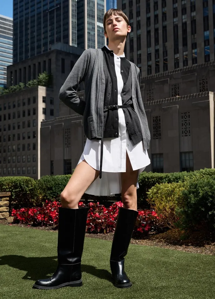 Women Triple Layered Cardigan MONSE Knitwear