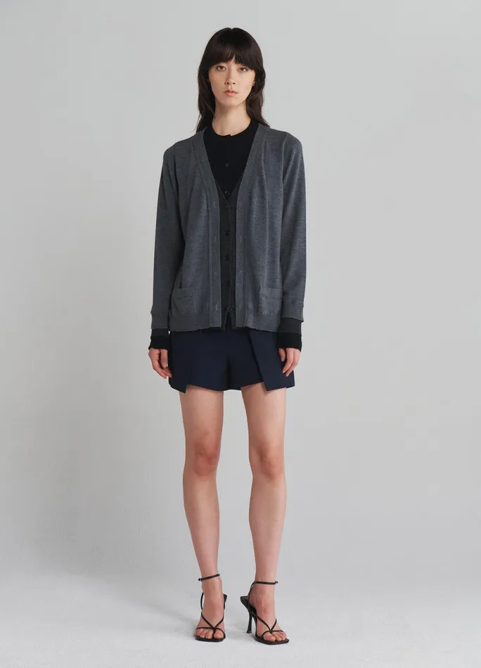 Women Triple Layered Cardigan MONSE Knitwear