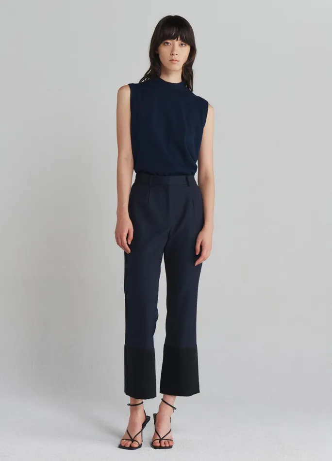 Women Tuxedo Cuff Trousers MONSE Bottoms