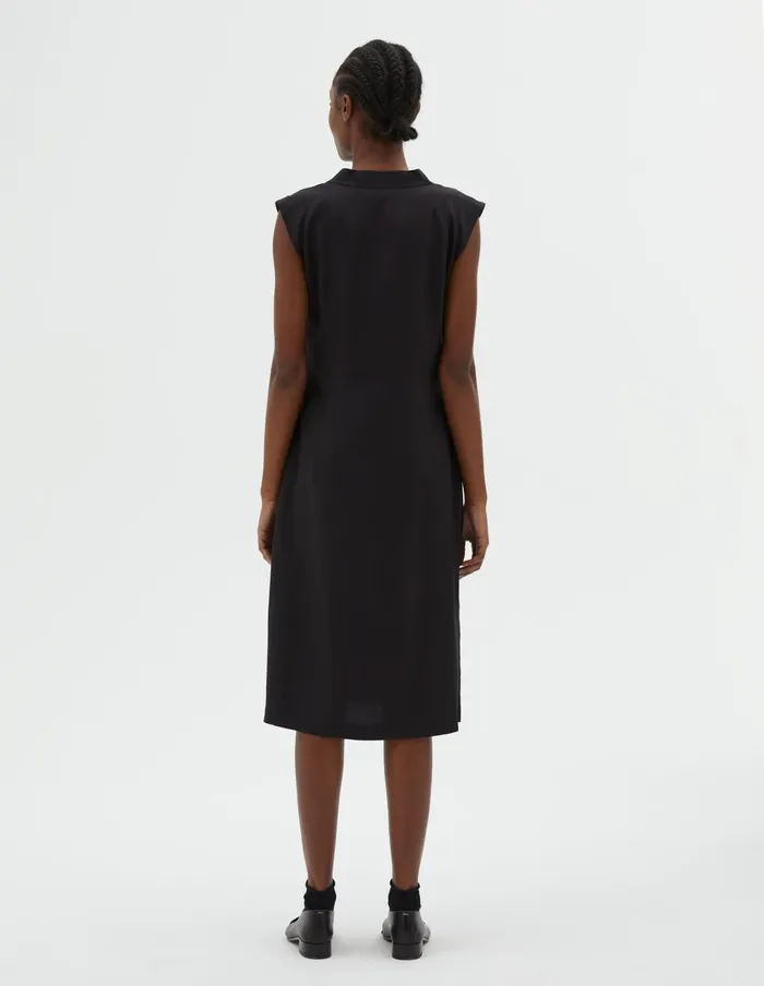 Women V Neck Dress Black Margaret Howell Dresses