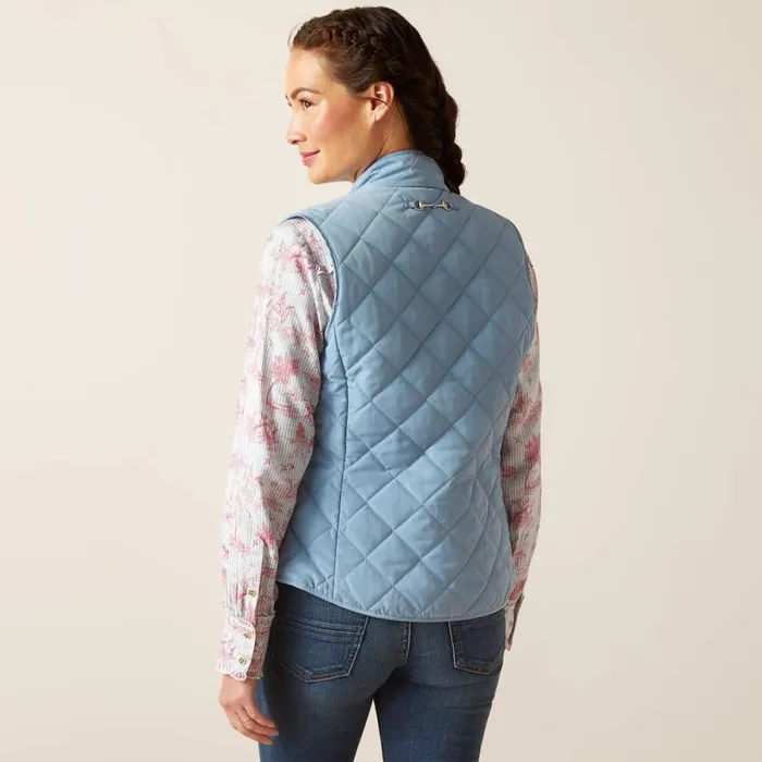 Woodside Vest Blue Shadow Women Ariat Jackets and Vests Woodside Vest Blue Shadow Women Ariat Jackets and Vests