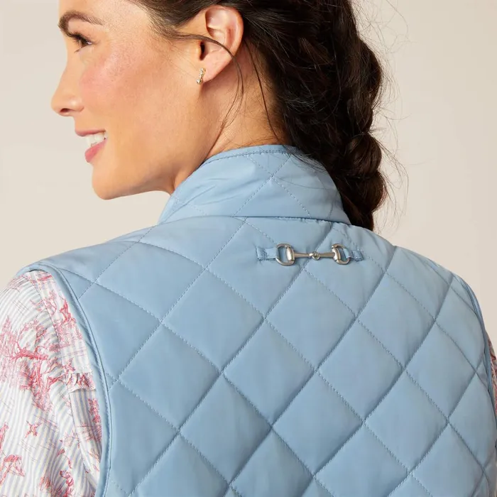 Woodside Vest Blue Shadow Women Ariat Jackets and Vests Woodside Vest Blue Shadow Women Ariat Jackets and Vests