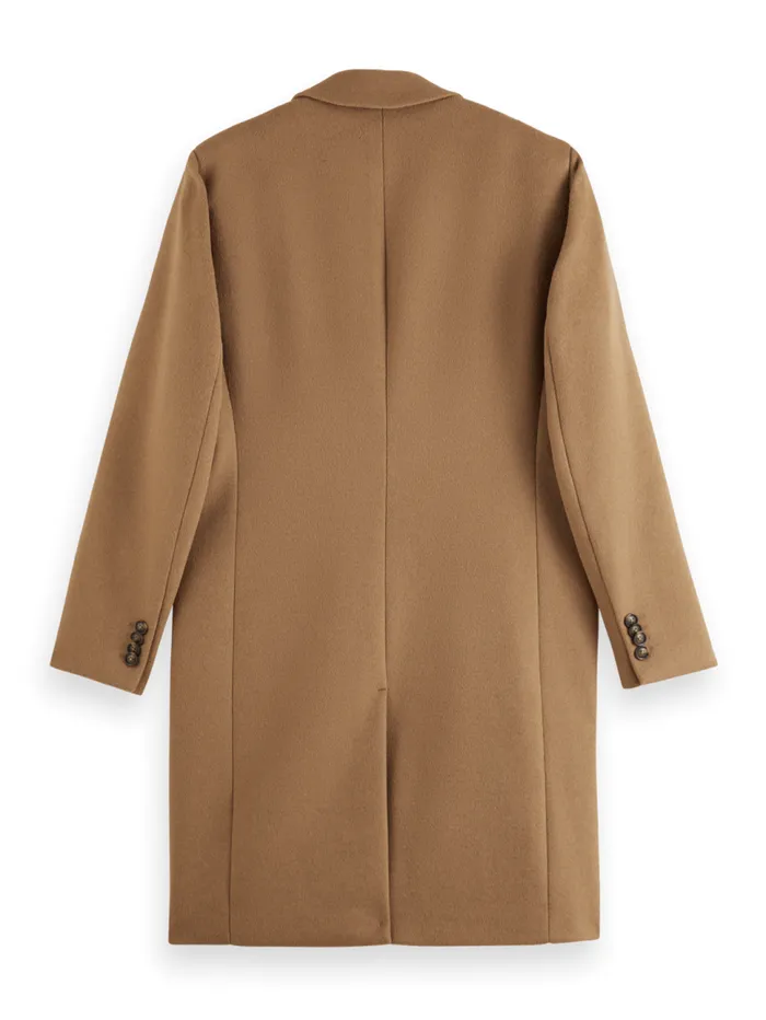WOOL CLASSIC OVERCOAT Camel Men Scotch and Soda Jackets and Coats
