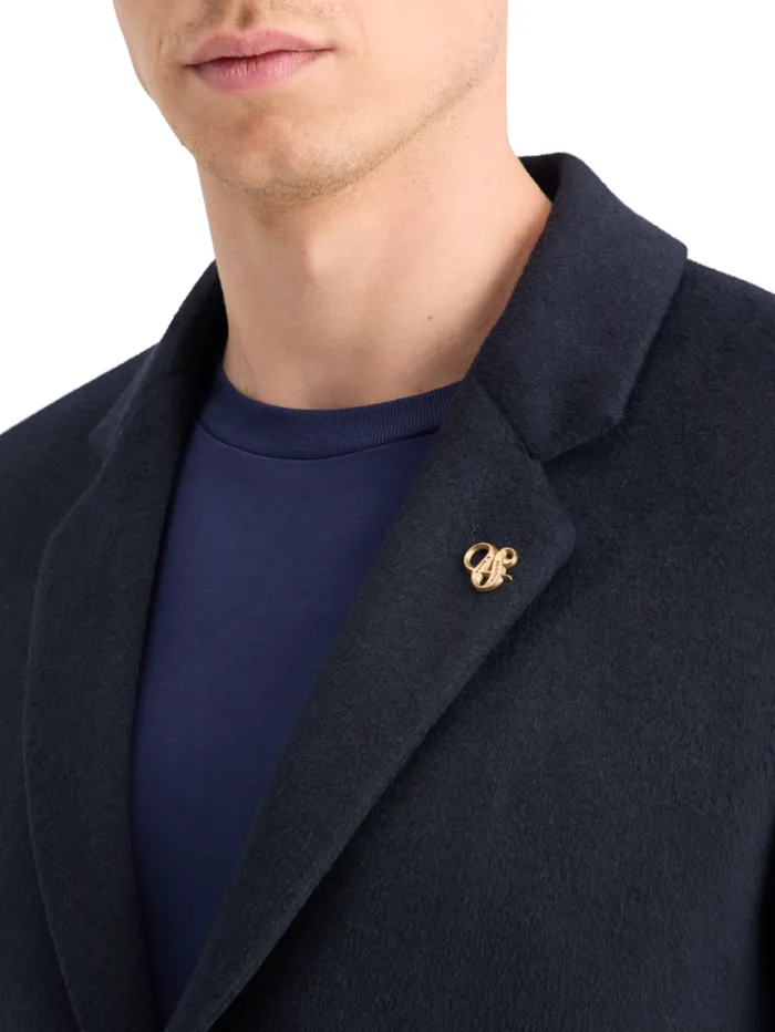 WOOL CLASSIC OVERCOAT Camel Men Scotch and Soda Jackets and Coats