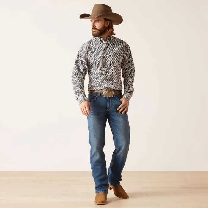Wrinkle Free Grayden Classic Fit Shirt White Men Ariat Button Down Shirts Wrinkle Free Grayden Classic Fit Shirt White Men Ariat Button Down Shirts