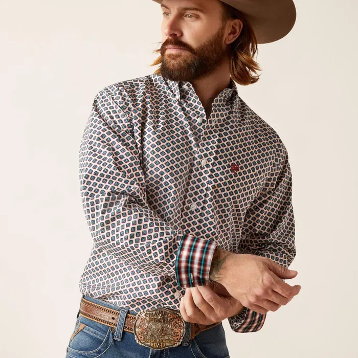Wrinkle Free Grayden Classic Fit Shirt White Men Ariat Button Down Shirts Wrinkle Free Grayden Classic Fit Shirt White Men Ariat Button Down Shirts