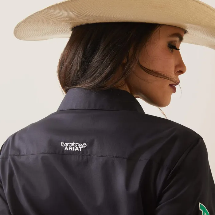 Wrinkle Resist Team Kirby Stretch Shirt Black W Mexico Flag Emb Women Ariat TShirts and Tops Wrinkle Resist Team Kirby Stretch Shirt Black W Mexico Flag Emb Women Ariat TShirts and Tops