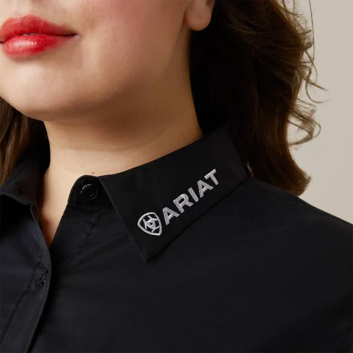 Wrinkle Resist Team Kirby Stretch Shirt Black W Mexico Flag Emb Women Ariat TShirts and Tops Wrinkle Resist Team Kirby Stretch Shirt Black W Mexico Flag Emb Women Ariat TShirts and Tops