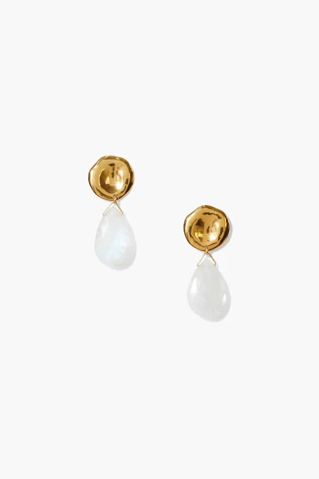 Yasmine Coin Drop Earrings Moonstone Women Chan Luu Earrings