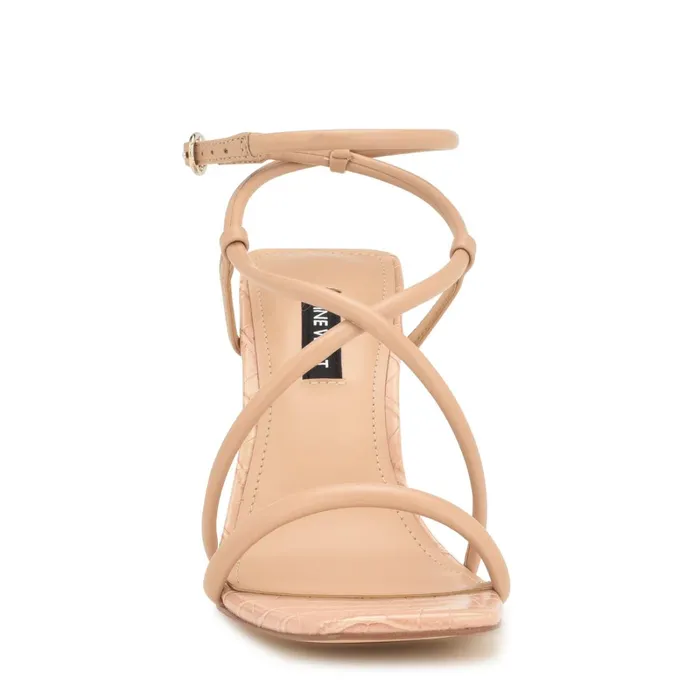 Yeera Strappy Heeled Sandals Warm Blush Women Nine West Heeled Yeera Strappy Heeled Sandals Warm Blush Women Nine West Heeled