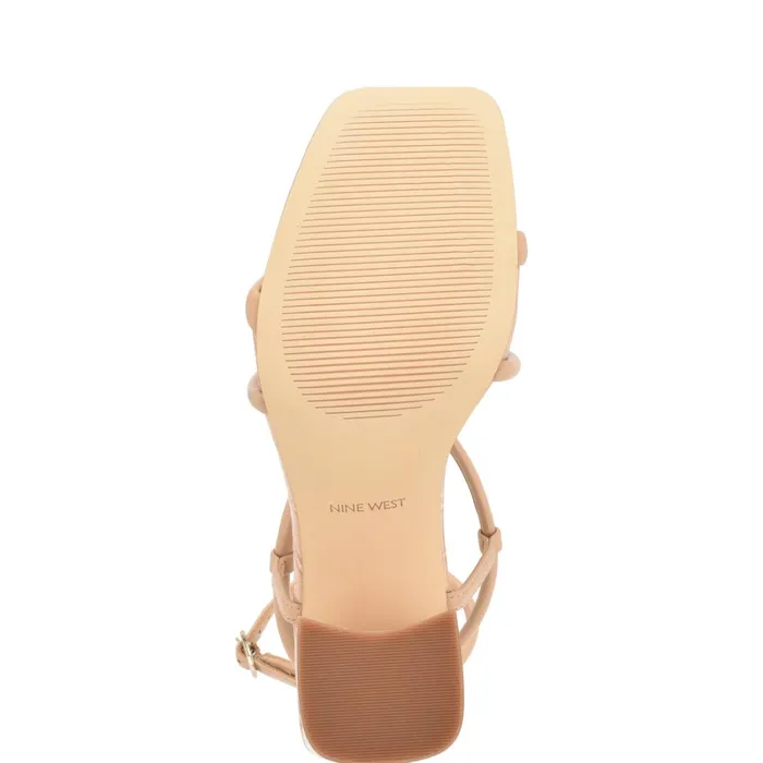 Yeera Strappy Heeled Sandals Warm Blush Women Nine West Heeled Yeera Strappy Heeled Sandals Warm Blush Women Nine West Heeled