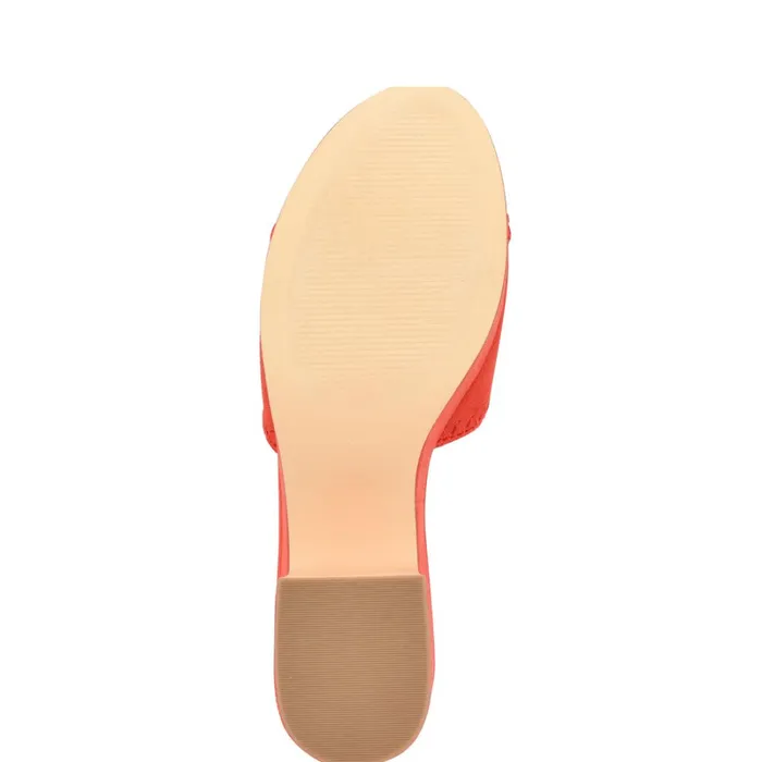 Yickie Platform Slide Sandals Red Women Nine West Mid Heels Yickie Platform Slide Sandals Red Women Nine West Mid Heels
