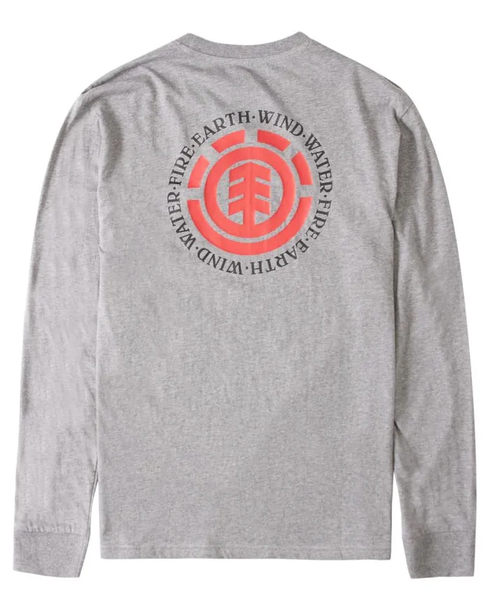 Youth Element Tshirts Hoodies and Jackets Boy039s 816 Seal Long Sleeve TShirt Light Grey Heather