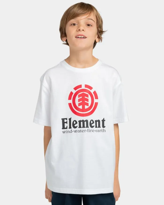 Youth Element Tshirts Hoodies and Jackets Boy039s 816 Vertical TShirt Optic White Youth Element Tshirts Hoodies and Jackets Boy039s 816 Vertical TShirt Optic White