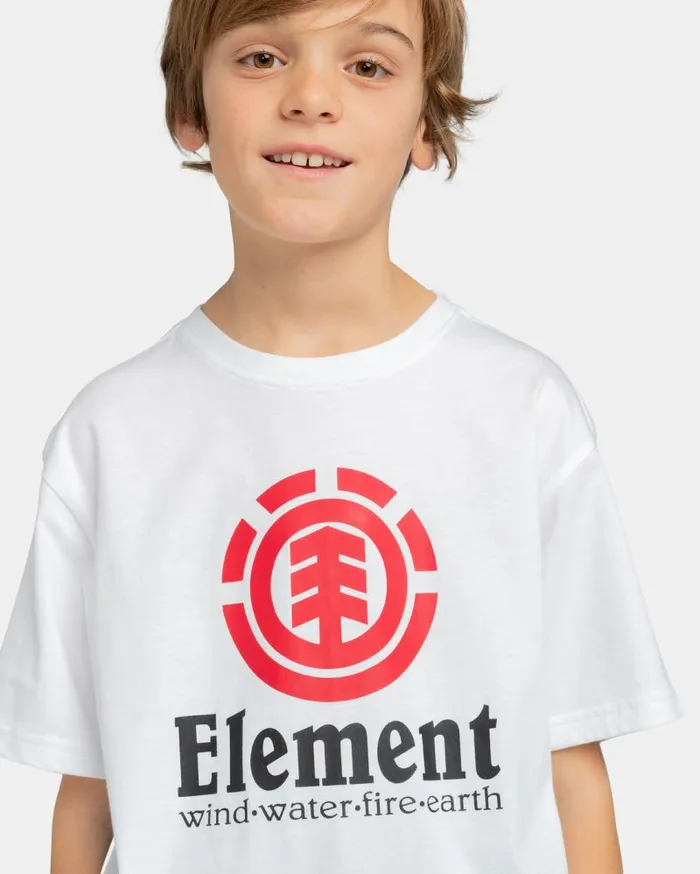 Youth Element Tshirts Hoodies and Jackets Boy039s 816 Vertical TShirt Optic White Youth Element Tshirts Hoodies and Jackets Boy039s 816 Vertical TShirt Optic White