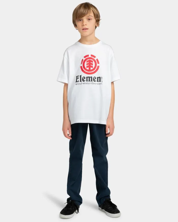 Youth Element Tshirts Hoodies and Jackets Boy039s 816 Vertical TShirt Optic White Youth Element Tshirts Hoodies and Jackets Boy039s 816 Vertical TShirt Optic White