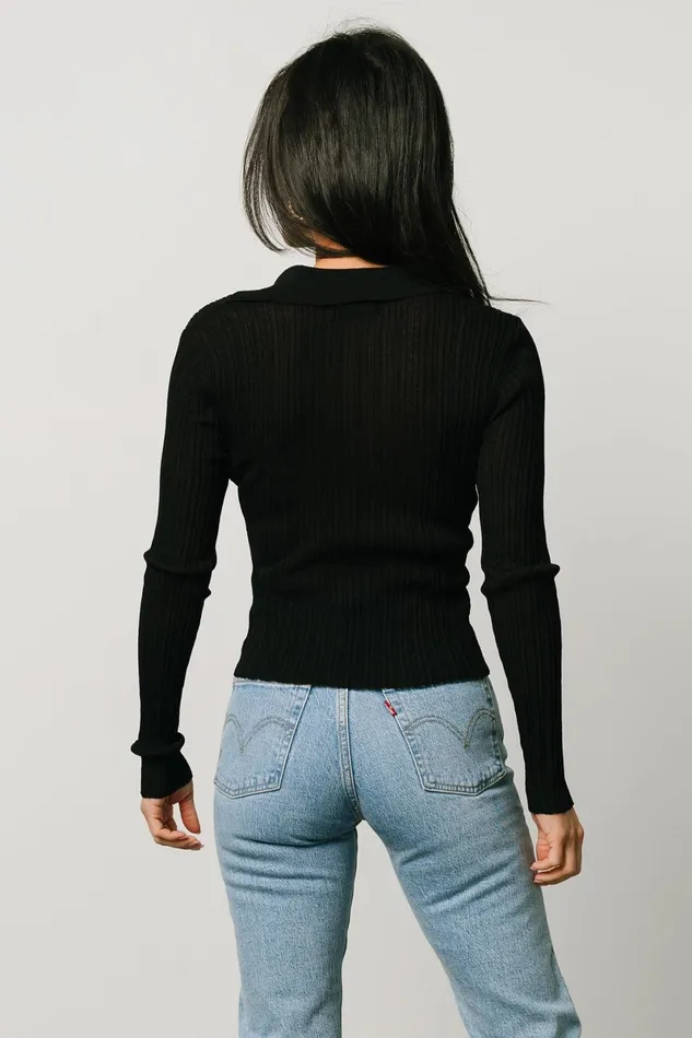 Zia Knit Top Black Women Baltic Born Blouses Shirts Zia Knit Top Black Women Baltic Born Blouses Shirts